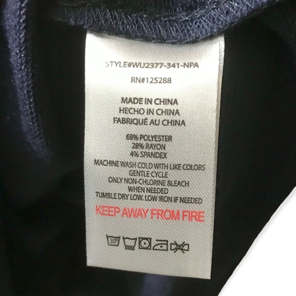 NWT Rae Dunn America Sweatshirt, Pullover Preppy Patriotic Crewneck Blue XS - Picture 9 of 11